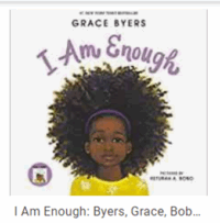 Cover of I am Enough by Grace Byers