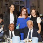 SAN FRANCISCO, CA - October 17 - Willie Brown, Brooke Jenkins, Farah Makras, Art Agnos and Eleni Kounalakis attend Safe & Sound Blue Ribbon Gala on October 17th 2025 at The Palace Hotel in San Francisco, CA (Photo - Ando Caulfield for Drew Altizer Photography)