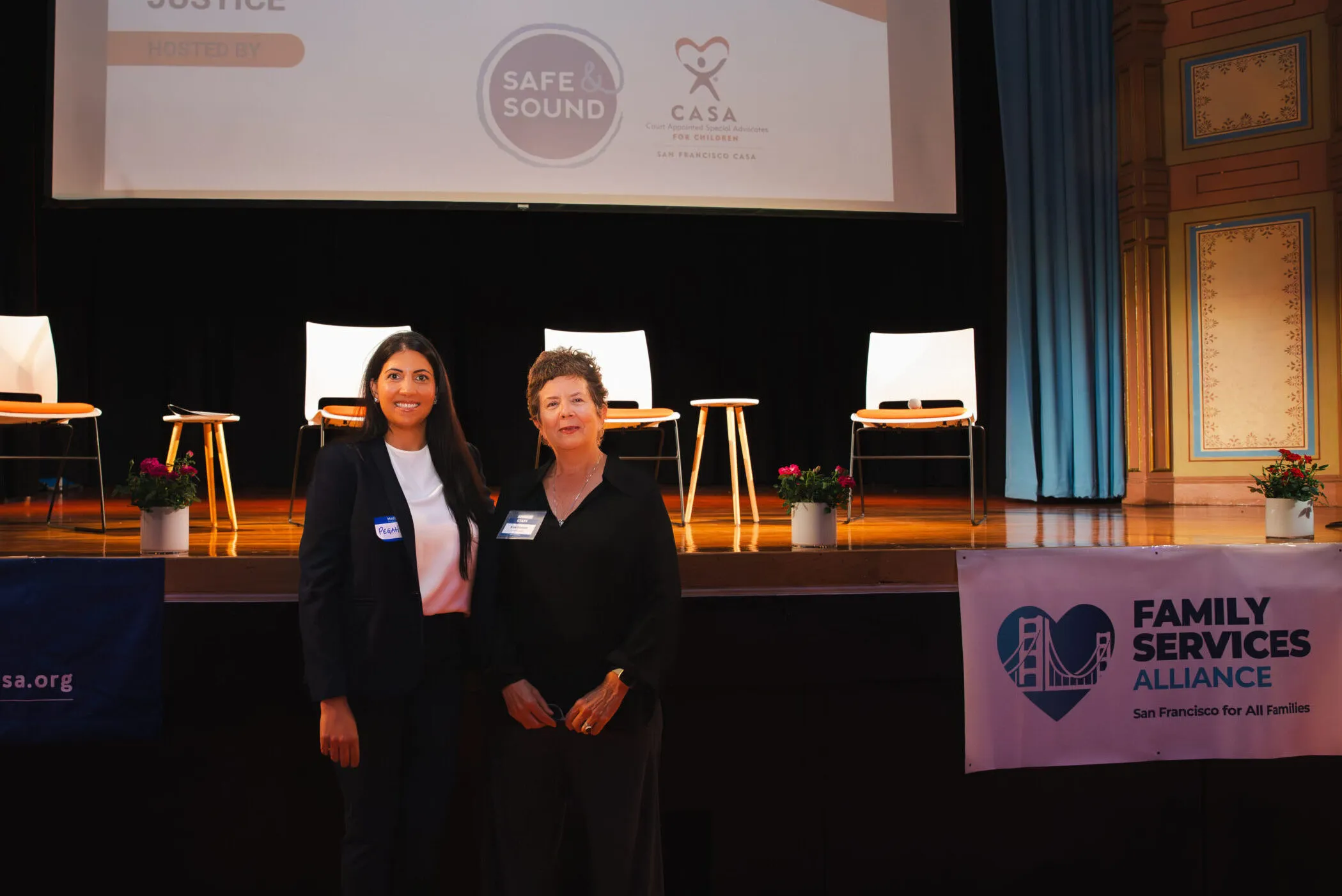 Dr. Pegah Faed and Kate Durham