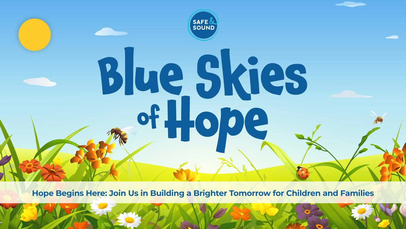Poster for our Blue Ribbon Event 2025: Blue Skies of Hope