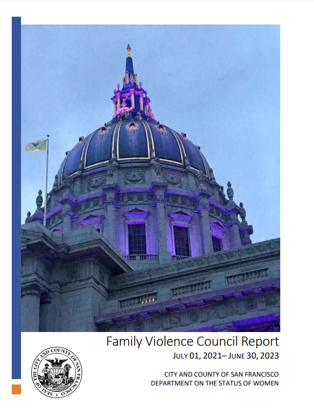 Front cover thumbnail for the Family Violence Council Report
