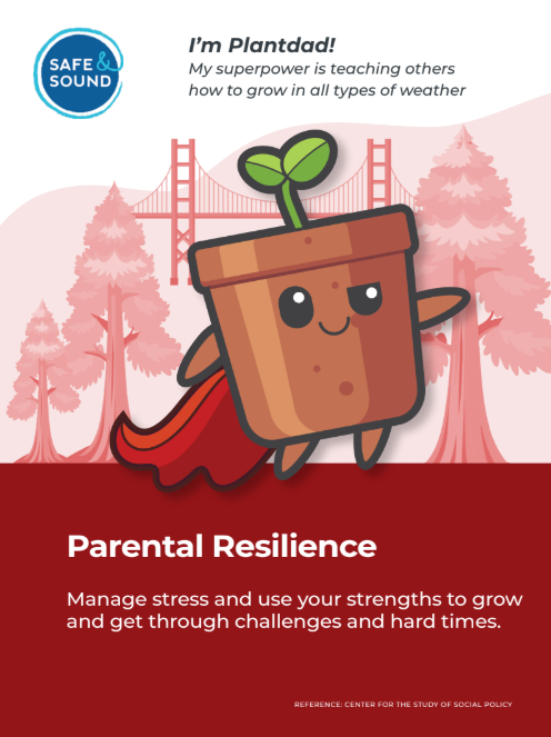 Poster showing the protective factor Plantdad and explaining its meaning