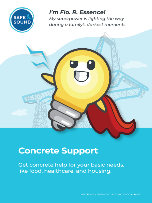 Poster showing the protective factor Flo. R. Essence and explaining its meaning