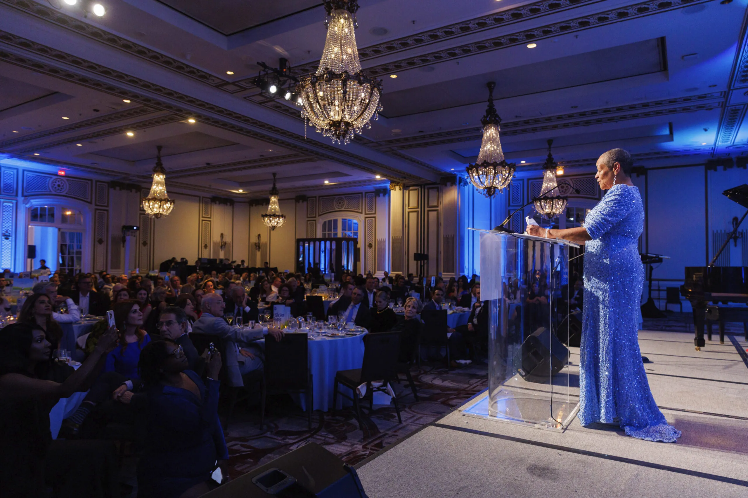 Alexis Alexander making her speech